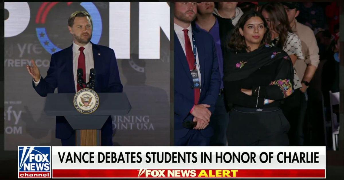 Photo of J.D. Allen said Usha Vance would've considered herself atheist when they met.