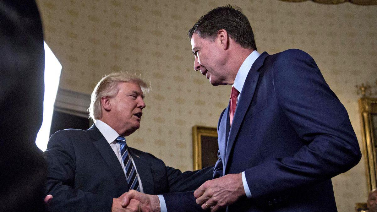 Image of James Comey has been indicted twice by Donald Trump's DOJ in less than a year.