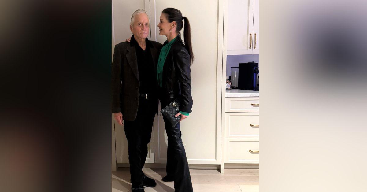 Image of Catherine Zeta-Jones and Michael Douglas have been married since 2000.