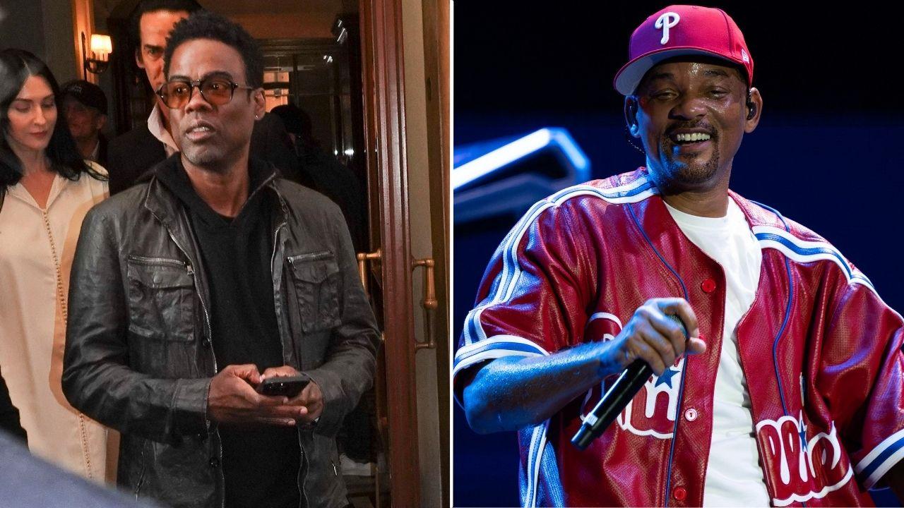 Split photo of Chris Rock and Will Smith