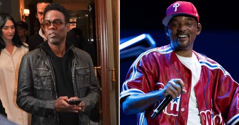 Split photo of Chris Rock and Will Smith