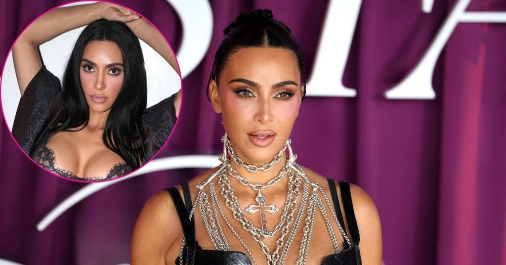 Kim Kardashian Sizzles In SKIMS Lingerie For Valentine’s Day: Photos