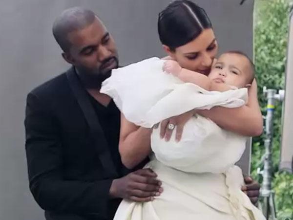 Kim kanye north west vogue