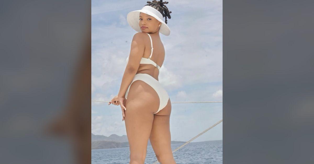 Image of Halle Bailey shares a child with DDG.