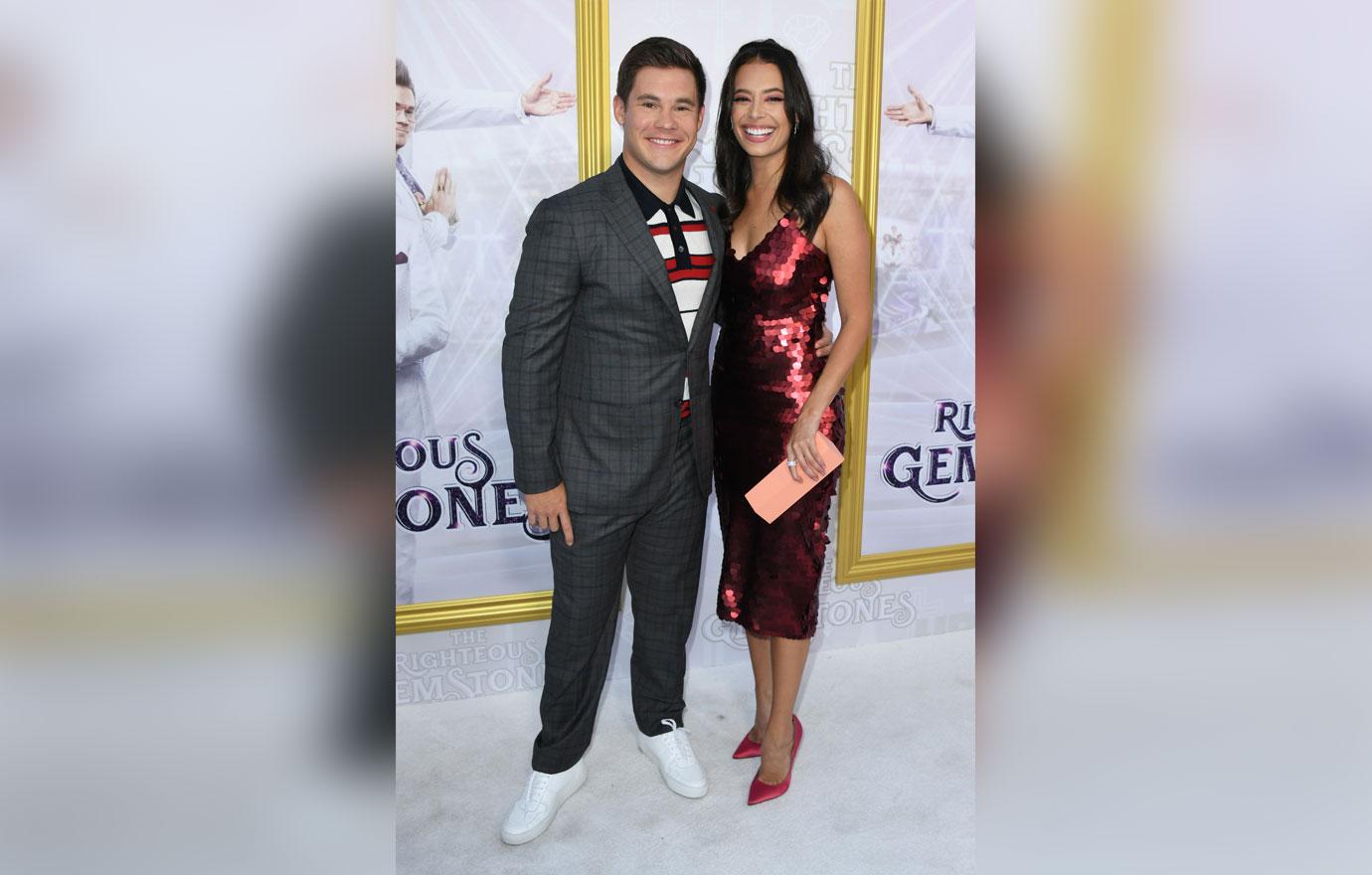 Adam DeVine & GF Chloe Bridges