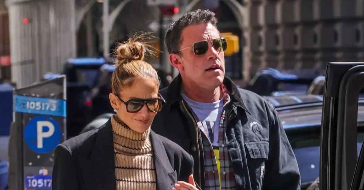 Photo of Jennifer Lopez and Ben Affleck.