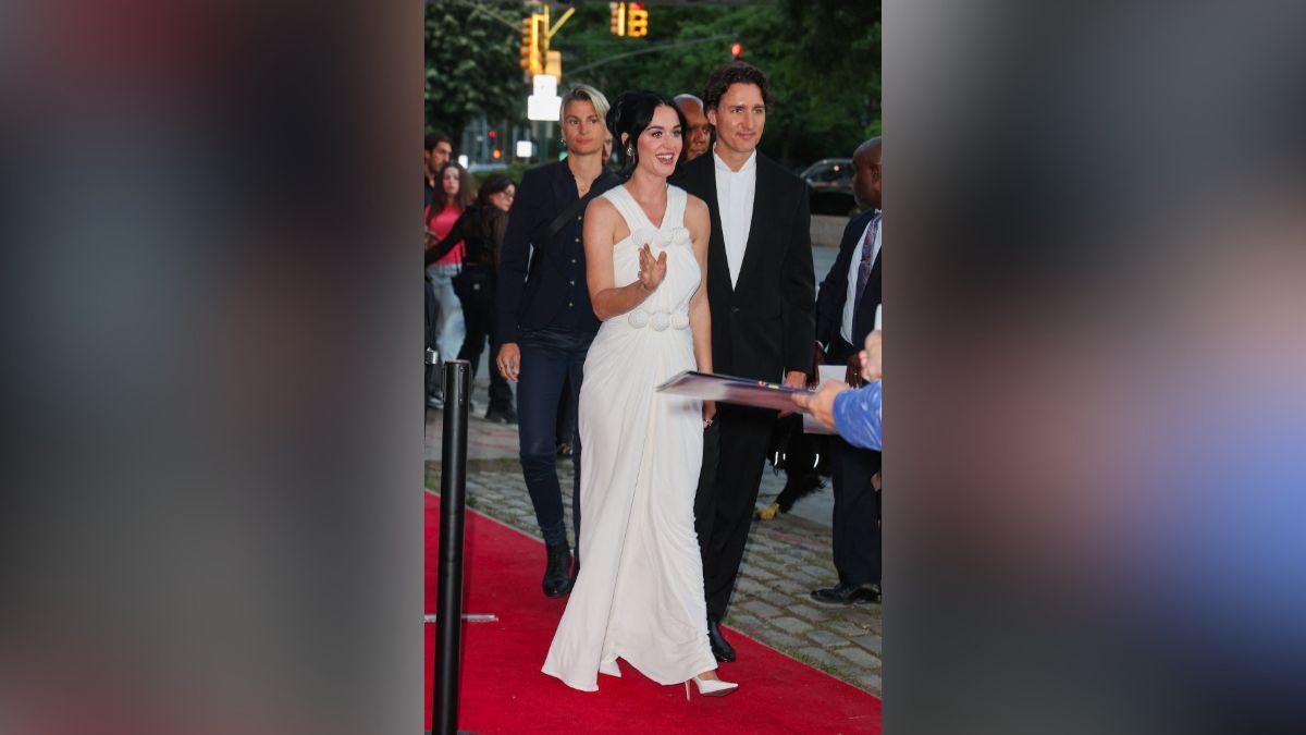 Image of Katy Perry and Justin Trudeau attended the premiere of her film in NYC.
