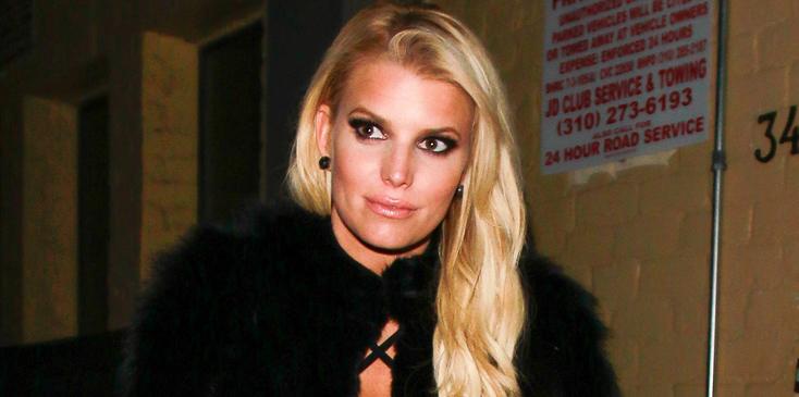 Jessica Simpson and Eric Johnson leave a pre Oscar party in Beverly Hills, California