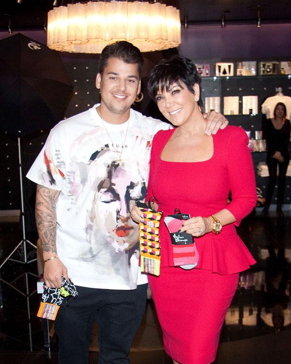 Rob kardashian kris jenner drama2