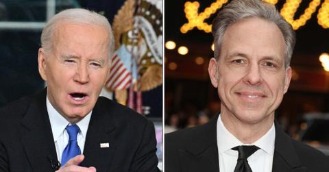 Composite photo of Joe Biden and Jake Tapper