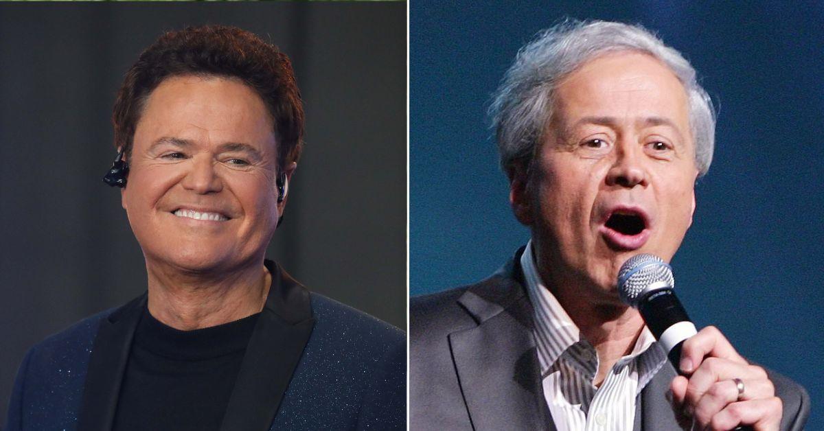 Composite photo of Donny and Wayne Osmond