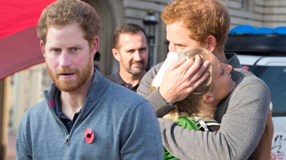 Prince harry cries meeting veterans buckingham palace