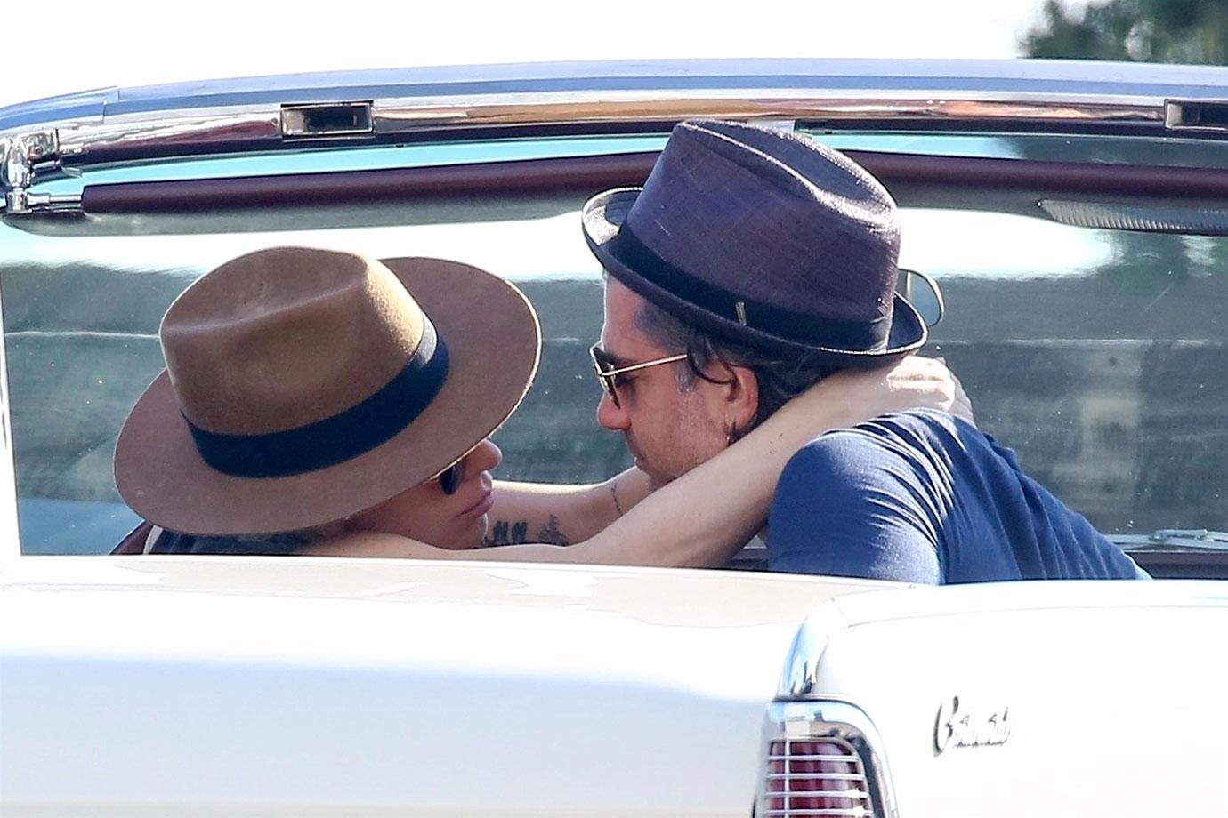 *EXCLUSIVE* Lady Gaga and Christian Carino grab some snacks for the beach in Malibu