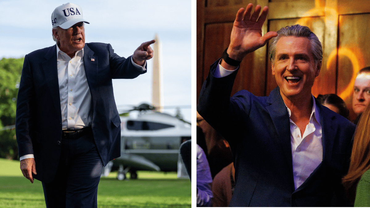 Donald Trump; Gavin Newsom