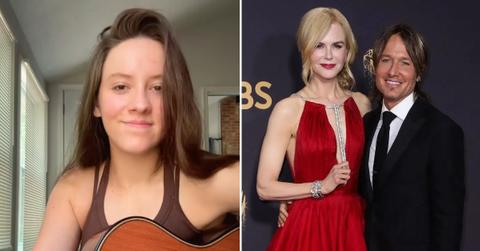 Photo of Maggie Baugh and photo of Nicole Kidman with Keith Urban