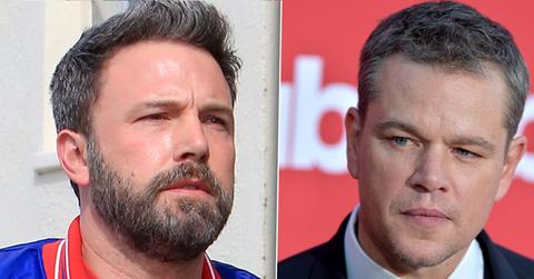 Matt damon dumps best friend ben affleck ppok