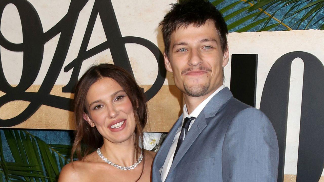 Image of Millie Bobby Brown and Jake Bongiovi married in 2024.