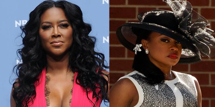 Kenya moore shades phaedra parks wwhl pig slams fight rhoa kandi burruss rumors hero