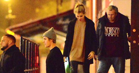 EXCLUSIVE: Justin Bieber and Hailey Baldwin bundle up for NYC dinner date