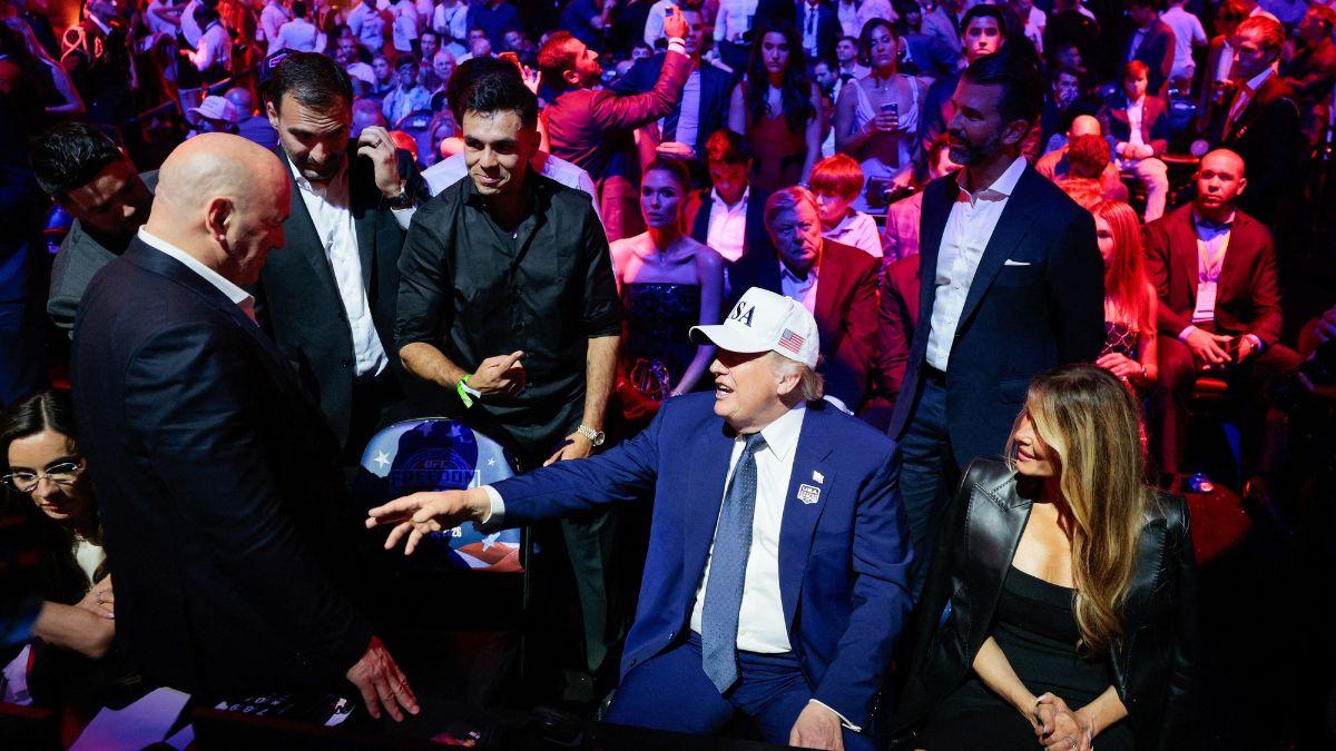 Image of The podcaster rejected claims that the event was political.