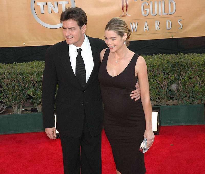 charlie sheen denise ricahrds stands