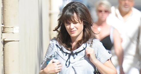 Zooey Deschanel arrives at ‘Jimmy Kimmel Live!’ taping in Hollywood, CA