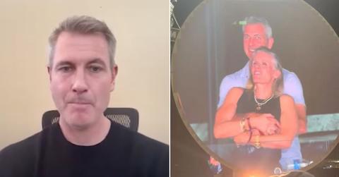 Photo of Andy Byron and a picture of Byron with Kristin Cabot