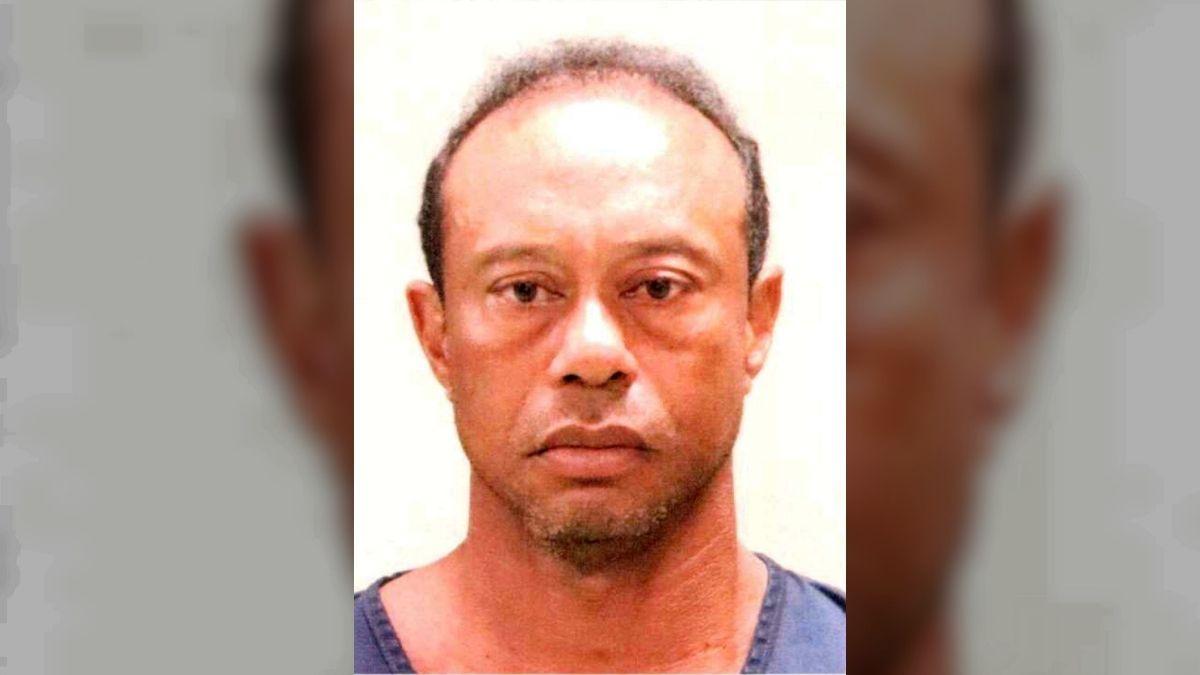 Photo of Tiger Woods was allegedly caught with two hydrocodone pills and a prescription painkiller following his arrest.
