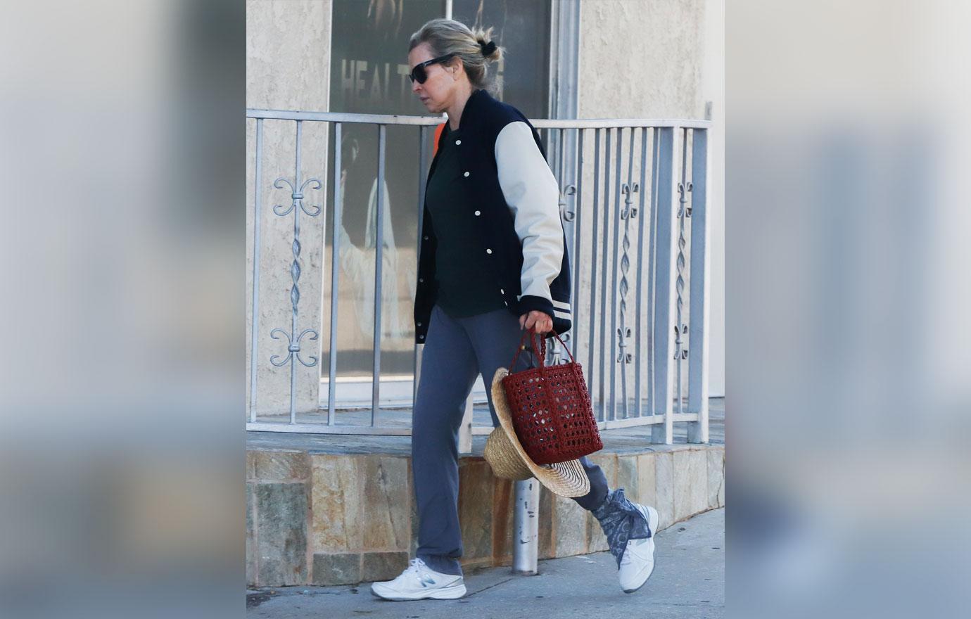 kim basinger steps out for pilates