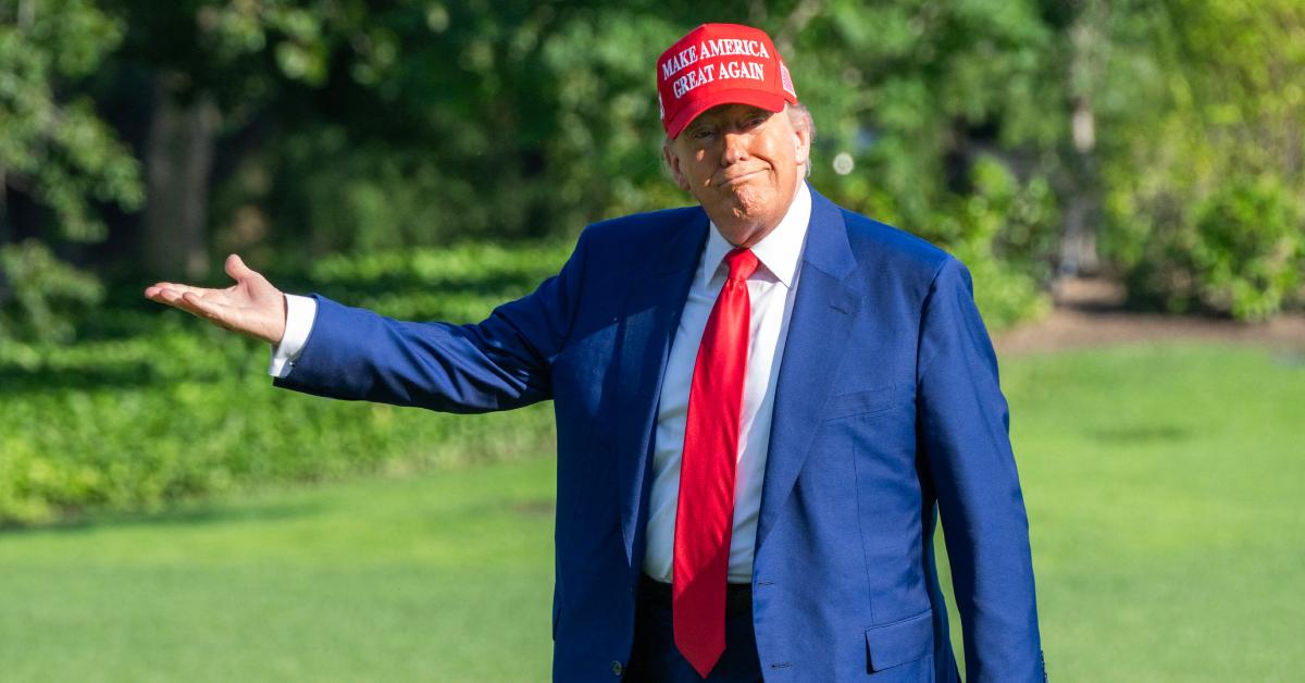 Image of Donald Trump was accused of not playing golf by the sport's rules.