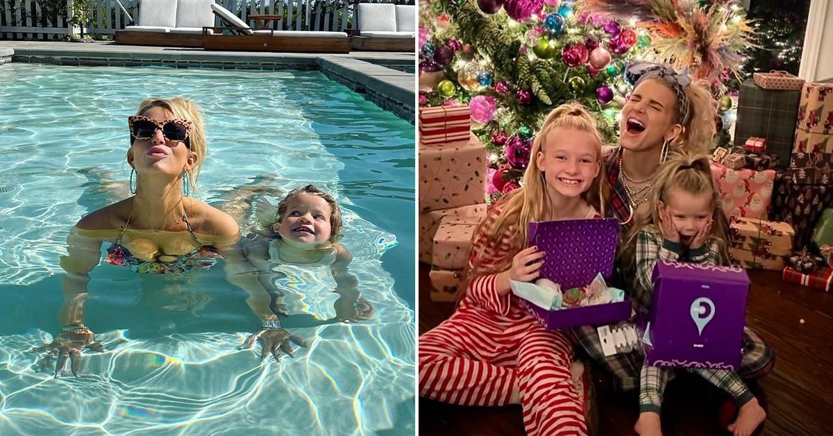 Jessica Simpson shares swimsuit pics of mini-me daughter Max