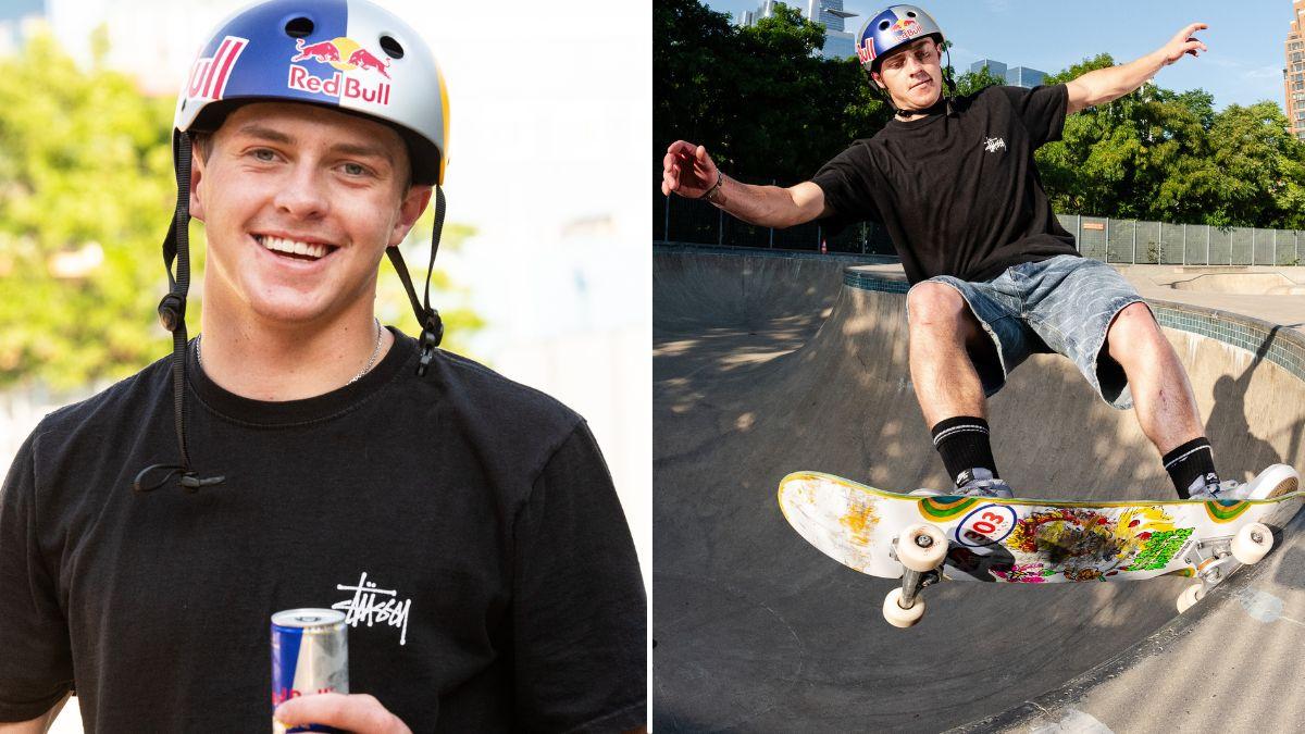 split photo of Jake Canter. 