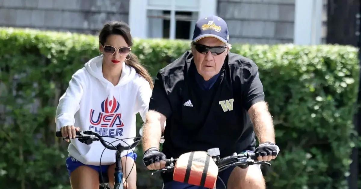 bill belichick much younger girlfriend jordon hudson sparks engagement rumors ring