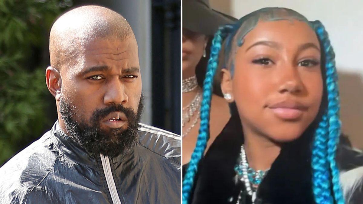 Photo of Kanye West and North West