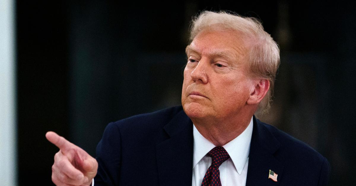 Image of Donald Trump only raised his hands into view a few times while the camera was rolling.