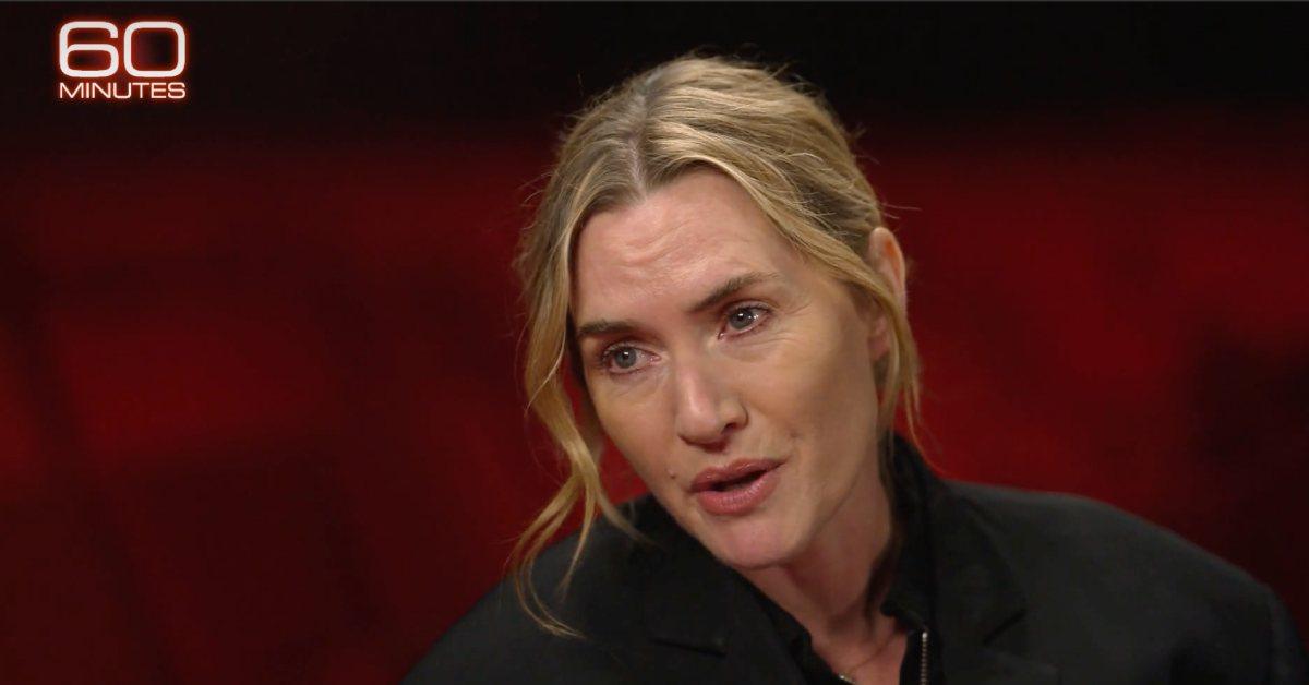 Photo of Kate Winslet on '60 Minutes.'