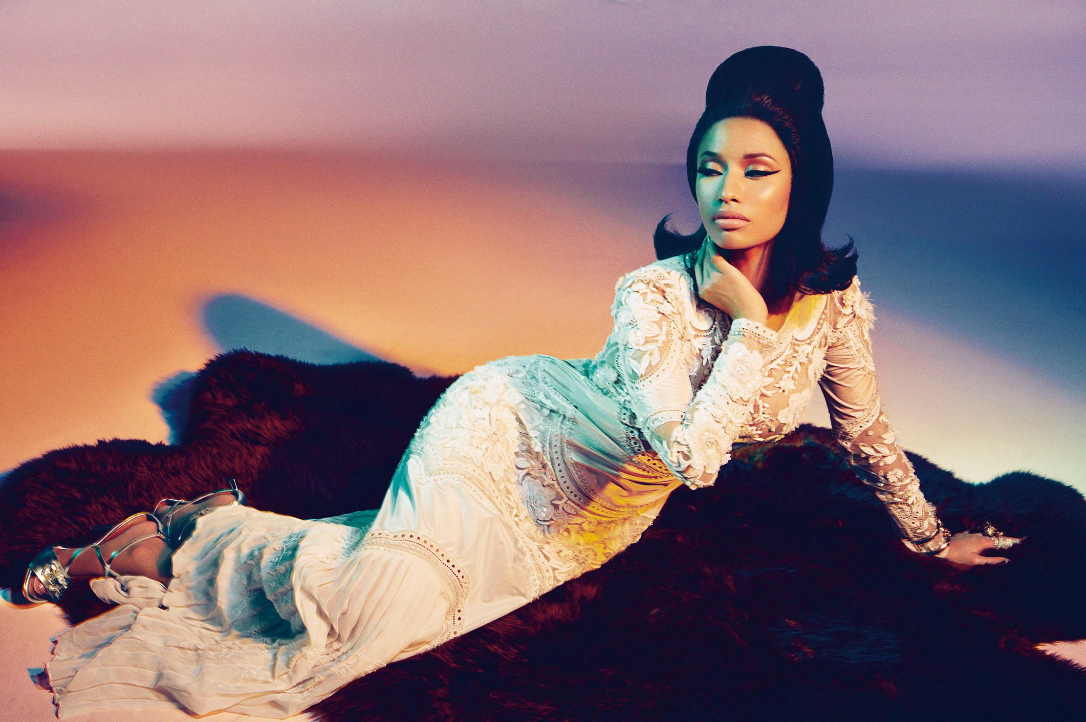 Nicki Minaj models for Roberto Cavalli