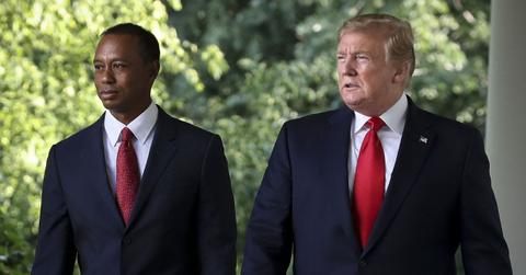 image of The legendary athlete said he will be at The Masters, whether he's playing or not.