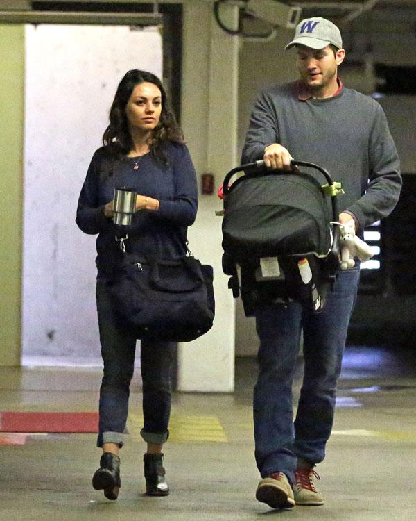 Ashton kutcher mila kunis baby wyatt first birthday