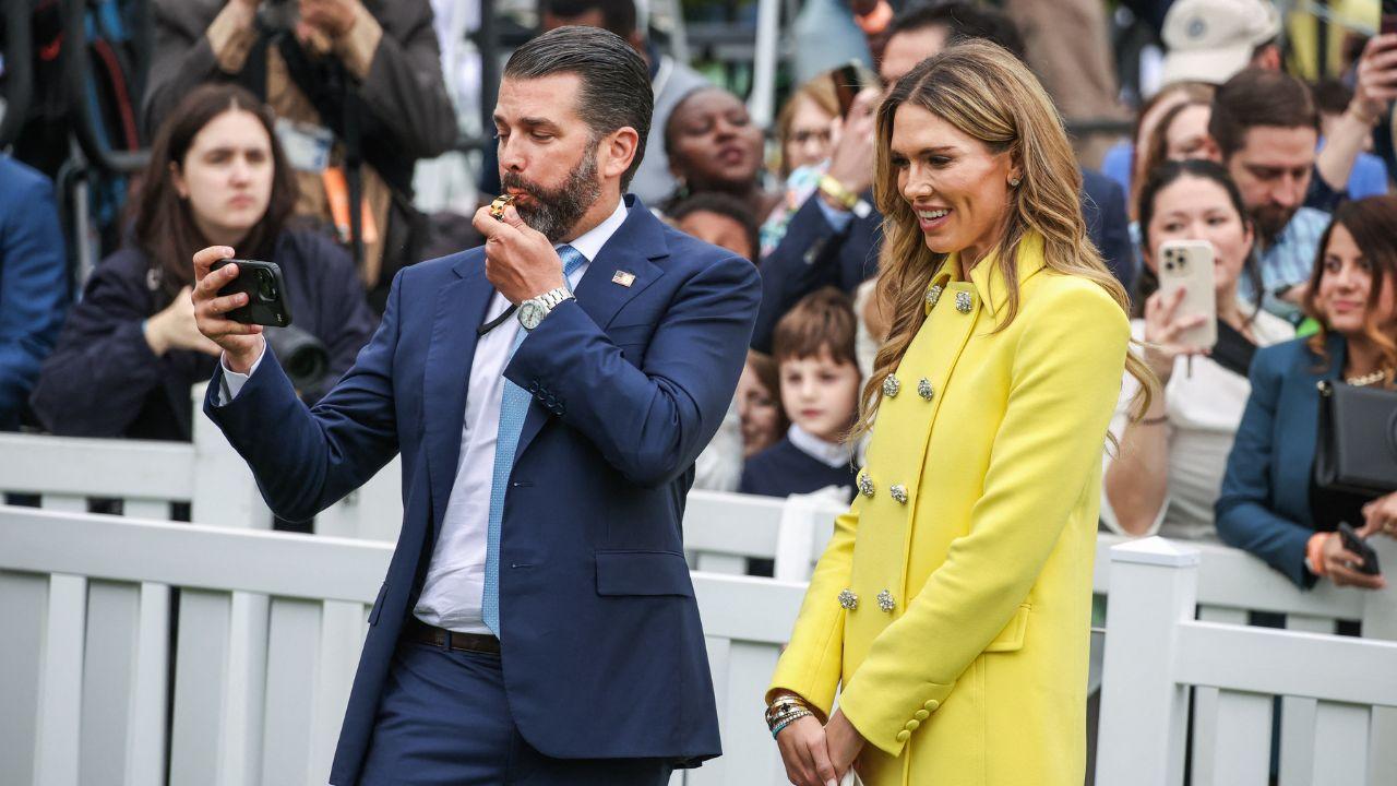 Photo of Don Jr. denies impropriety in the way his wedding was funded. 