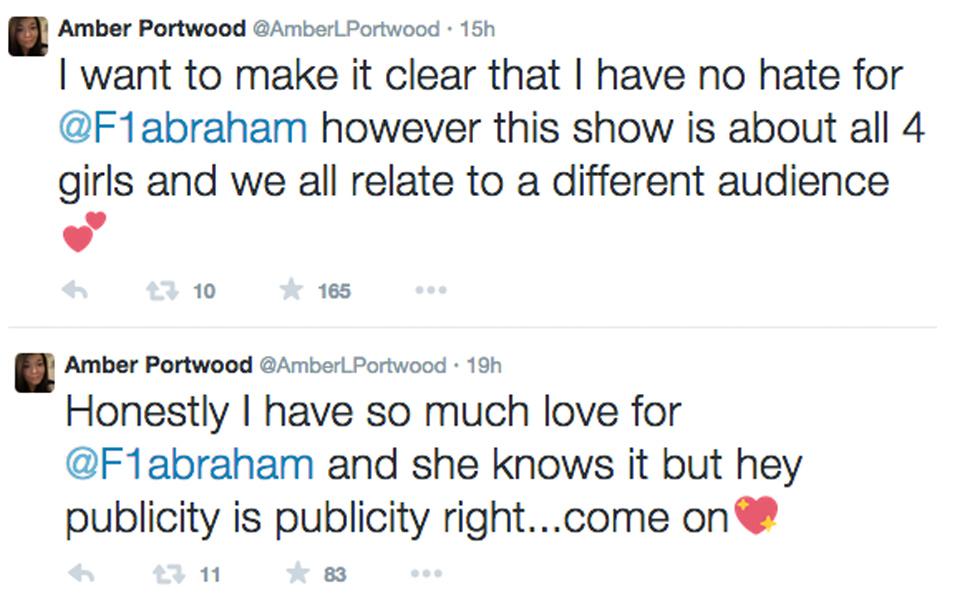 Amber portwood farrah abraham twitter