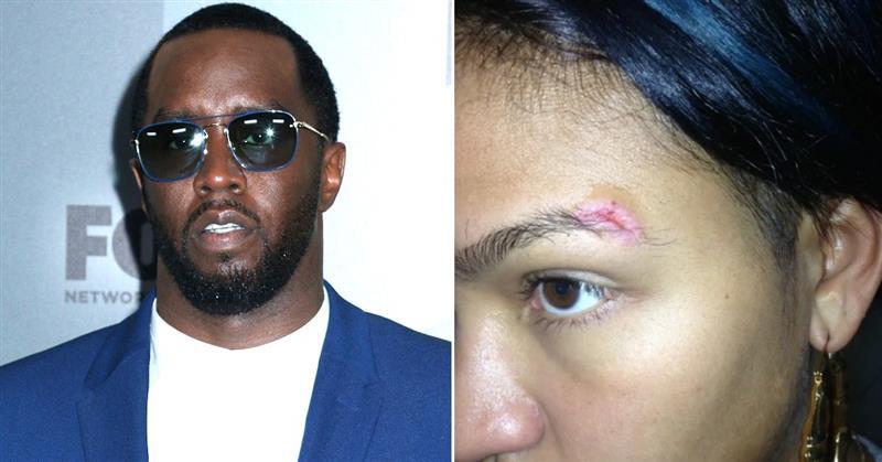 Photo of Sean Combs; Cassie Ventura. 
