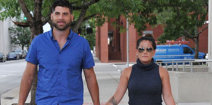 EXCLUSIVE: Teen mom Jenelle Evans and boyfriend David Eason head to court for child custody hearing with ex boyfriend Nathans Griffith