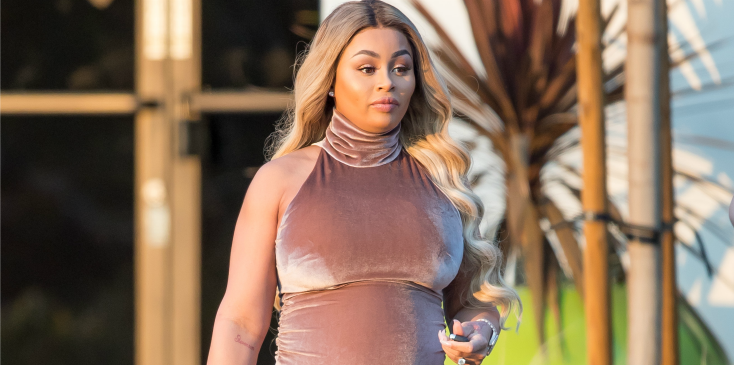 Blac chyna pregnant rob kardashian split h