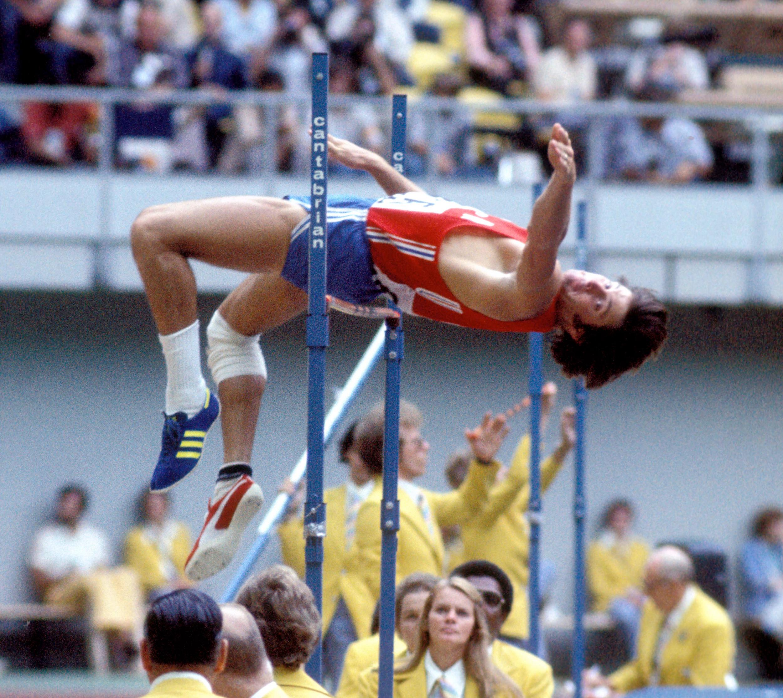 *FILE PHOTOS* Bruce Jenner competes in the 1976 Montreal Olympics **USA ONLY**