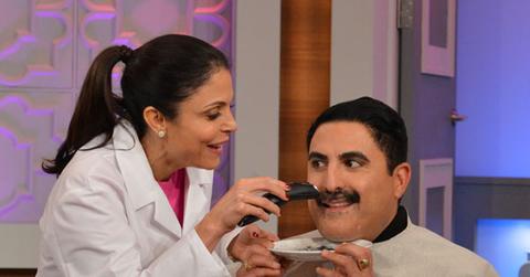 Reza farahan shaves mustache bethenny