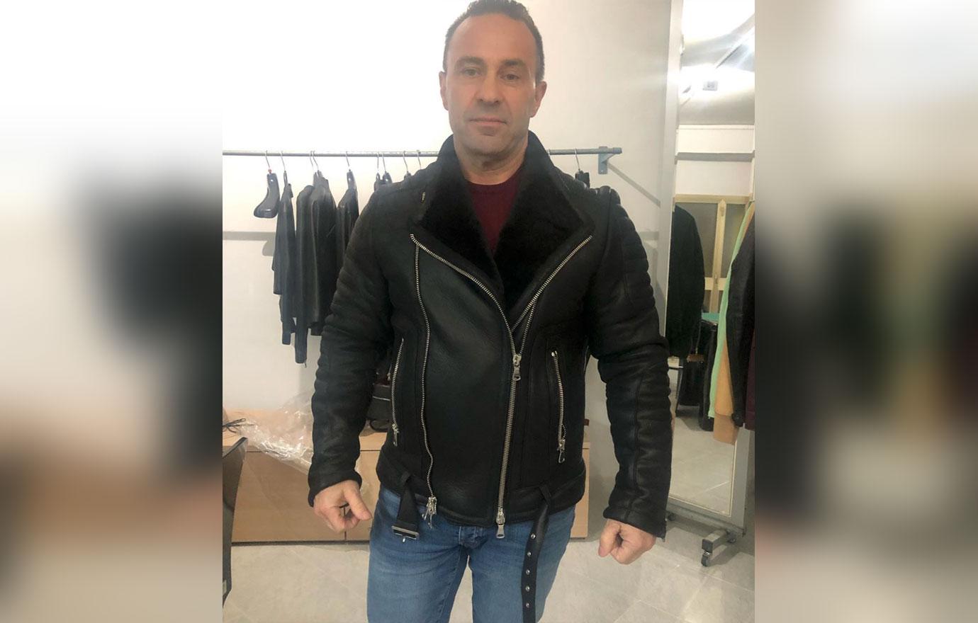 Joe Giudice Looking Skinny In Leather Jacket New Job