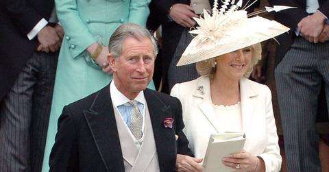 Prince Charles and Camilla Parker Bowles after their civil service wedding