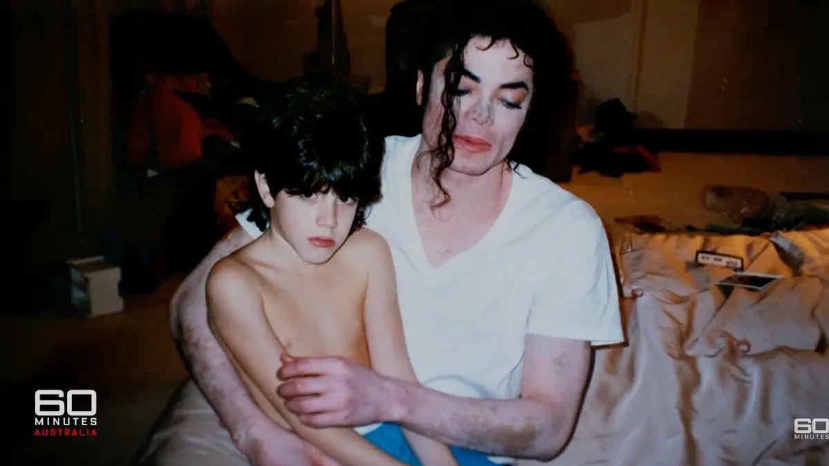 Photo of Michael Jackson was accused of molesting the four Cascio children.
