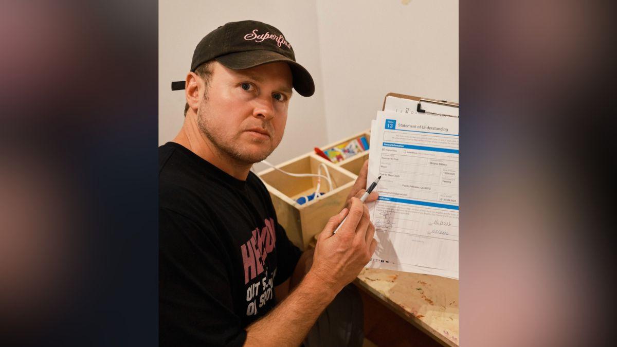 Image of Spencer Pratt announced he was running for mayor in January.